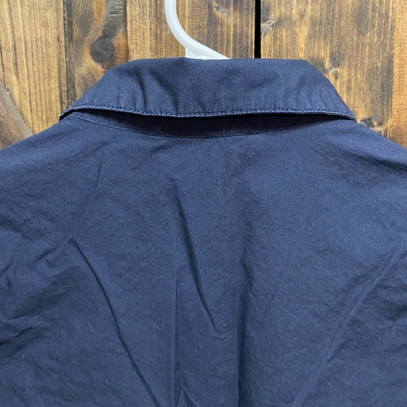 VTG POLO Ralph Lauren Bomber Jacket Navy Embroidered Logo Patch Kids L 16/18 - Picture 5 of 15